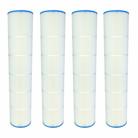 ZORO APPROVED SUPPLIER Hayward C5025 Replacement Pool Filter 4 Pack Compatible Cartridge PA131/C-7494/FC-1227 WP.HAY1227-4P